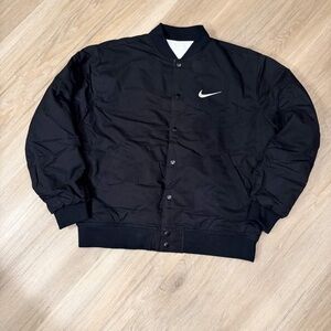 Nike x Stussy Reversible Varsity Jacket Black